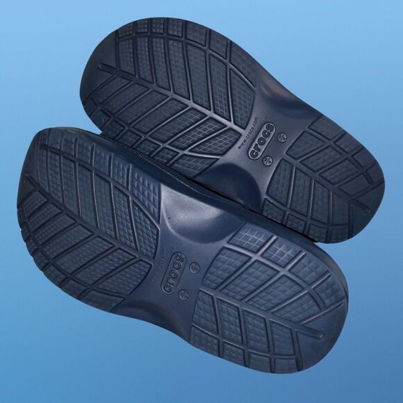 Unisex Crocs Medical Clog Navy No Strap Slip On Design Size M6 W8 - Picture 5 of 7